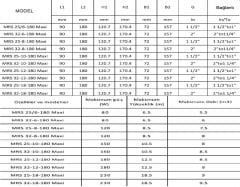 Mars Mrs 32/8-180 Maxi Fre. Kon. Sir. Pompası - 1¼'' - 120W