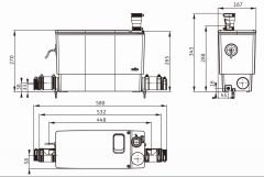 Wilo DrainLift MINI3-XS-EF  Atık Su Tahliye Cihazı