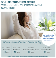 SFA Sanishower - 3 Ünite Atık Su Tahliye Cihazı - 4 Lt