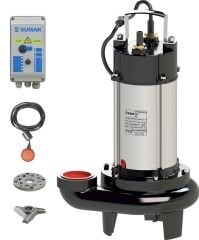 Sumak SBRT18/2  Parçalayıcılı Dalgıç 1,8 HP / 2'' - 380V