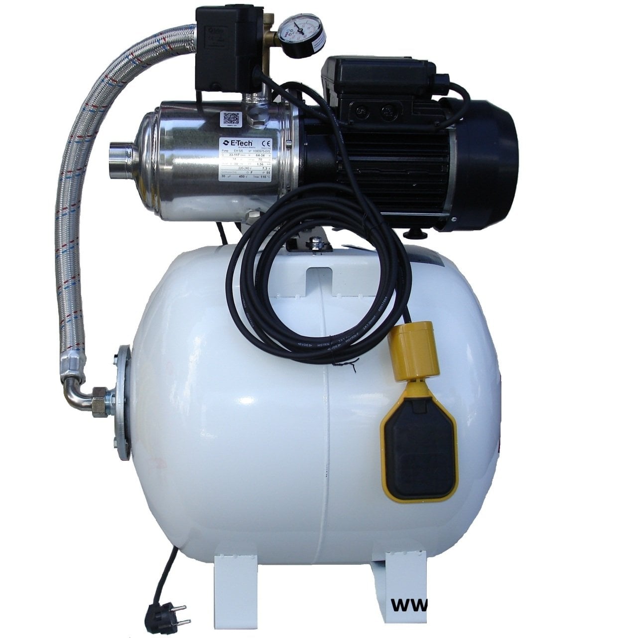 Etech EH 5/7 50 Lt. Tanklı Hidrofor 10 Kat - 25 Daire - 2 Hp